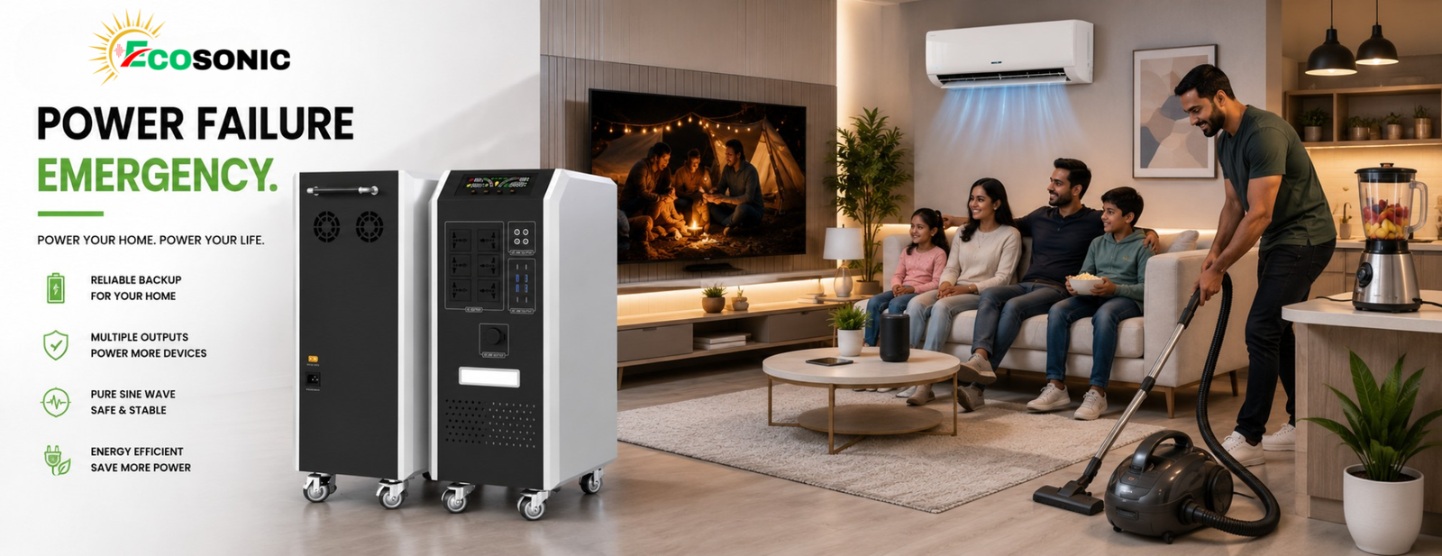 AP-3500 3500W Ecosonic Solar IPS