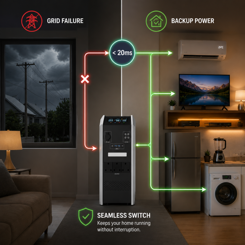 Auto Switch Powers Your Home